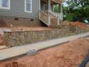 Retaining wall and steps AFTER